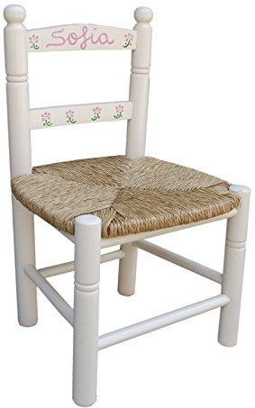 MAKONDO IMPORT-EXPORT Silla Infantil Personalizada 6 Colores 34X30X60 (Blanco)