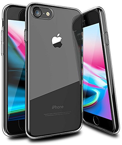 COPHONE Cover Compatible iPhone 8, Cover Trasparente iPhone 8 Silicone Case Molle di TPU Sottile Custodia per iPhone 8
