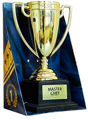 Framan Pokal mit Botschaften für besondere Anlässe, originell und wirtschaftlich, Botschaft Master Chef