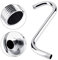 S a forma di braccio doccia - 201 inossidabile di alta Doccia aumento S-curve braccio doccia Aumenta la testa di acquazzone da 8 pollici for accessori da bagno