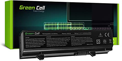 Green Cell Standard Serie KM668 KM742 KM752 KM760 Laptop Akku für Dell Latitude E5400 E5410 E5500 E5510 (6 Zellen 4400mAh 11.1V Schwarz)