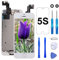 Brinonac Für iPhone 5s/SE 2016 Display LCD Touchscreen Kompletter Ersatz Bildschirm mit Reparaturset Werkzeug (weiß)