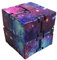 courti Infinity Cube, Unendlicher Würfel Spielzeug, Magic Unendlicher Flip Würfel Dekompression Spielzeug, Tötungs Zeit Zappeln Spielwaren Stressabbau Würfel (Sternenklarer Himmel)