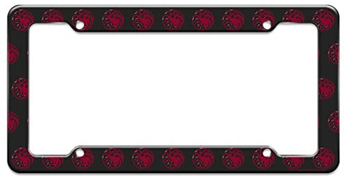 Game of Thrones Targaryen Sigil Nummernschild-Rahmen