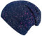 Wollhuhn ÖKO Jungen/Mädchen Bequeme Weiche Long Beanie/Mütze/Beanie-Mütze/Strickmütze/Kindermütze Jersey Gefüttert Übergangszeiten (Öko-Stoffe/Bio) 20220620 Galaxy Rot, L