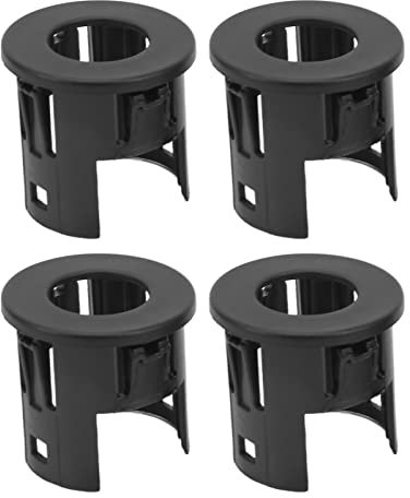 Aramox - 4 Biseles para Sensor de Asistencia de Estacionamiento, Delantero, Trasero, Rendimiento Estable, Soporte de Sensor de Alarma de Ayuda para Estacionamiento Trasero,