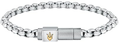Maserati Iconic Herren Armband aus Stahl, IP YG - JM223ATK25
