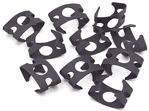 30 x YOU.S Original Bremsschlauch Bremsleitung Halteklammer Befestigung Ø 10 mm Universal schwarz