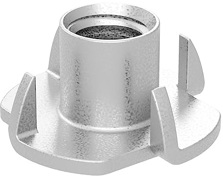 SECCARO Einschlagmutter M8, Edelstahl V2A VA A2, Typ TSZ, 11 mm Länge, 20 Stück