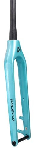 HIMALO Carbon MTB-Starrgabel 29er Mountainbike-Gabel 1-1/2'' Verjüngt Vorderradgabel Steckachse 15x110mm Boost-Gabel Scheibenbremse (Color : Blauw)