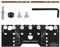 Regalstift-Jig-Set, 1/4 Zoll Aluminiumlegierung, Regalstift, Bohrvorrichtung für gerade Löcher, 5 mm Schrank, verstellbare Regalstift, Bohrschablone, Schrank-Hardware-Jig