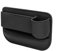 Obumi Autositz Lückenfüller Organizer, für BMW Z1 Z3 Z4 E30 E36 E52 E85 E86 E89 Leder Sitz Aufbewahrungsbox Vordersitz mit Getränkehalter Innen Zubehör,Black-Right