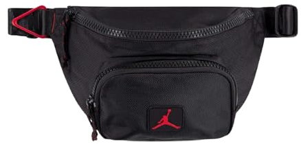 Gürteltasche mit Mehreren Taschen. Jordan, Schwarz, Talla única, Lässig