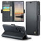 Phernykas Cover per Samsung S23 Ultra Custodia Portafoglio [Blocco RFID] Premium Pelle PU [Magnetica] Wallet Libro con Porta Carte Slot Supporto Flip Case per Samsung S23 Ultra, Nero