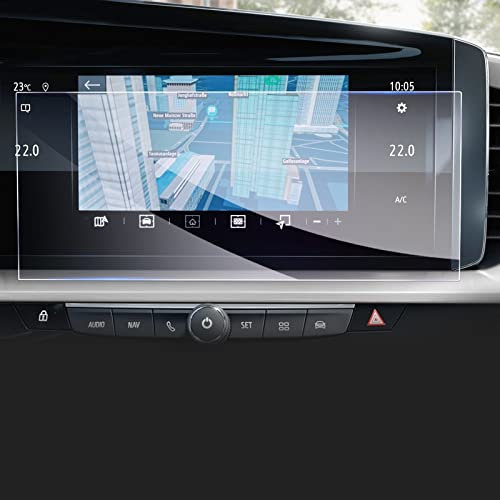 WILSEM 10-Zoll-Autoradio GPS-Navigation Touchscreen-Schutzfolie Für Opel Für Mokka B 2022 Gehärtetes Glas Anti-Scratch-Schutz Bildschirm