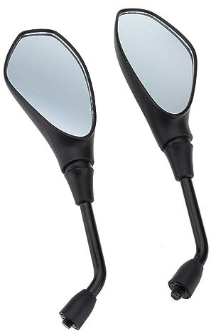BLNETU Motorradspiegel Motorradspiegel Für Aprilia Für Tuono SL750 Für Dorsoduro 750 Universal 10mm Rückspiegel Motorrad Seite Spiegel Motorradspiegel