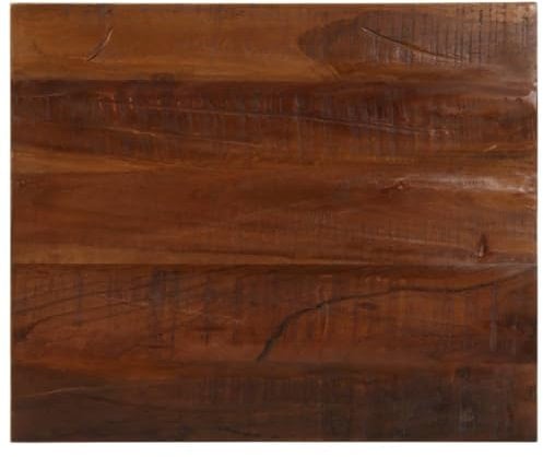 vidaXL Tischplatte, Holzplatte Rechteckig, Massivholzplatte für Tisch Esstisch Couchtisch, Ersatztischplatte, 60x50x2,5cm Altholz Massiv