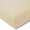 Estella Frottee Samt-Velours Spannbetttuch in Markenqualität | 80% Baumwolle + 20% Polyester Spannbettlaken 180x200-200x200 cm | Farbe: Natur (230)