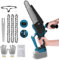 WingFly Mini Chainsaw Compatible with Makita 18V Battery, 8 Inches Cordless Chainsaw for Pruning with Brushless Motor, Electric Chainsaw for Wood Cutting (No Battery)