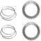 Sefdrert Kit de Servicio de Buje de Bicicleta 54T Star Ratchet SL 54 Dientes para DT Kit de Repuesto de Buje de Bicicleta Ratchet 54T