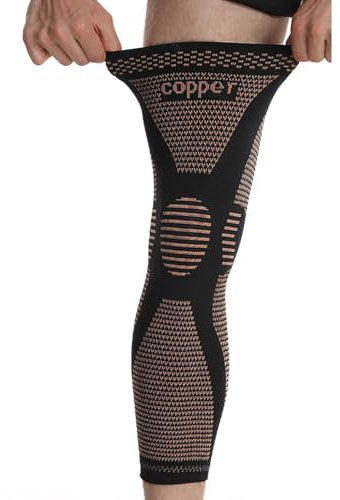 Fazvncv Rodillera de compresión para mujeres y hombres, rodillera deportiva, rodillera protectora, rodillera larga