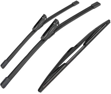 limpiaparabrisas Escobillas limpiaparabrisas delanteras y traseras de 24+16+14 para Renault para Megane 3 para Hatchback para Coupe 2008-2016