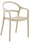 Rebecca Mobili Sedia Salvaspazio, Sedia da Esterno, Tortora, Polipropilene, Impilabile, Stile Moderno, per Interno o Giardino - Misure HxLxP: 81 x 57 x 51,5 cm - Art. RE7193V4