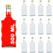 casavetro Waritan Lot de 12 petites bouteilles vides en verre avec bouchon à vis doré - 500 ml - À remplir soi-même comme bouteilles de jus, de sirop, de liqueur - Avec bouchon (12 x 500 ml)