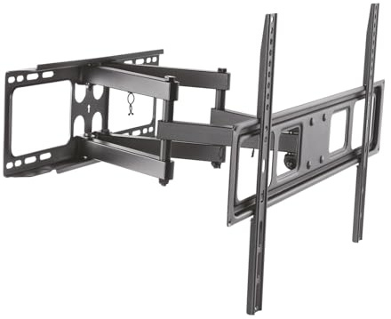 TV & Monitor Stand, Swivel, Tilt, Level, Capacity 40kg, Size 37 to 70 Inches, Black; Ideal for TVs and Monitors at Home or Office
