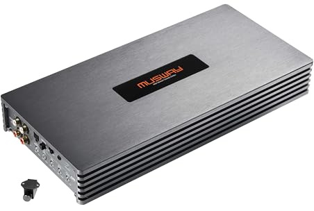 MUSWAY ONE2000 - Amplificatore MONO CLASS D Car HiFi con 2000 Watt RMS e telecomando di livello
