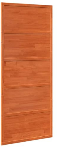 Puerta de granero de madera maciza, 90 x 208 cm, de pino, resistente y duradera para interiores rústicos, perfecta para estilo rústico