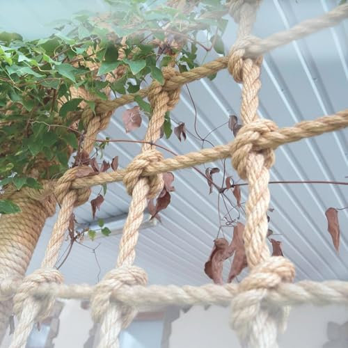 casa pura Corde de Jute Naturelle Tosadée - Ficelle de Bricolage en Jute 100% Naturel - Extra Résistant, Ficelle Cordage pour Bricolage, Jardinage, décoration, DIY, Arbre à Chat (Ø 30mm, 30 mètres)
