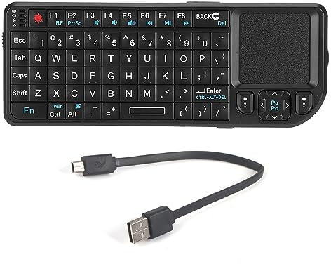 Ejoyous Pocket-Tastatur, Touchpad-Maus-Handheld 3-in-1-Tastatur mit Hintergrundbeleuchtung, Ideal für Fachleute, Fortschrittliche Drahtlose Technologie, 400-mAh-wiederaufladbare