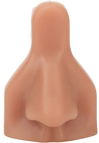 Faux nez 3D en silicone flexible pour pratiquer l'affichage de bijoux de suture ()
