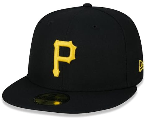 New Era 59Fifty Cap - AUTHENTIC Pittsburgh Pirates black - 7 5/8