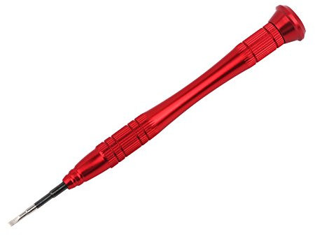 2.0mm Flat Head Precision Magnetic Slotted Screwdriver with Non-Slip Handle for Electronics Repair Tools