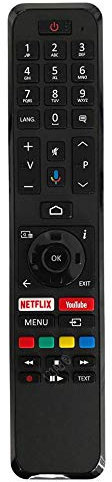 Belife® Telecomando di ricambio per Toshiba TV 43UA3A63DG | 49UA3A63DG | 50UA3A63DG | 55UA3A63DG | 65UA3A63DG