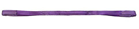 1 Tonnen Tragfähigkeit 1 Meter Länge Hebegurt Rundschlinge Hebeband Bergegurt aus Polyesterfäden 1M/30MM/1T lila