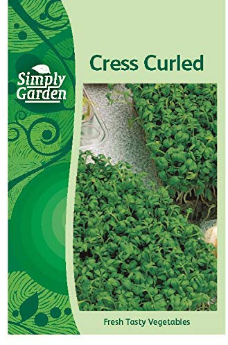 Simply Garden Cress Curled Seeds Vegetable Herb Sprouting Grow Your Own Garden