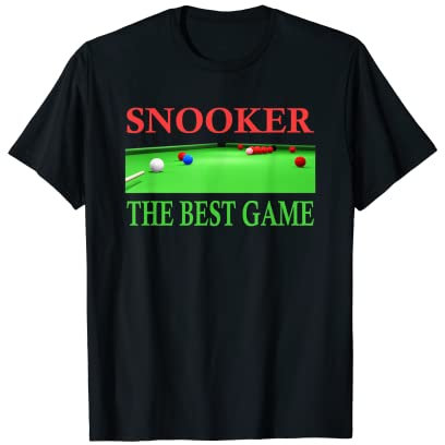 Snooker Motiv, Billard Design für Snookerspieler, Snooker T-Shirt