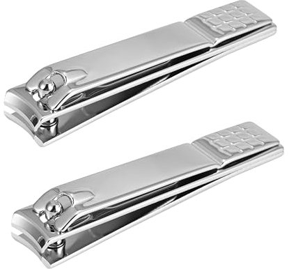 Nail Clippers 2er Set Nagelknipser - Nagelzwicker & Knipser - klein & groß Nagelclipper für Fussnägel & Fingernägel