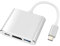 FIOUSY Adaptateur USB C vers HDMI, USB 3.0 Type C vers HDMI 4K Multiport AV Convertisseur avec USB 3.0 Port Mac HDMI Adaptateur pour MacBook Pro/S8+/S9+/projecteur/Moniteur (Argent)