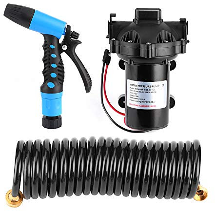 Kit pompe pour lavage pont, protection anti-rouille améliorée, pompe de niveau professionnel pour différents nettoyages, à eau pour camping-car, adaptée à l'eau douce et salée, idé