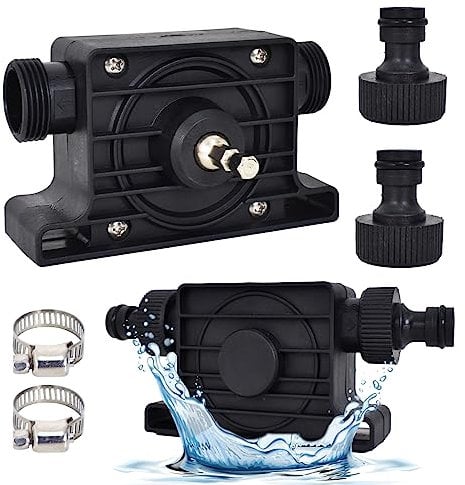 Pompa Per Trapano, Pompa per Trapano a Mano, Pompa Aspira Acqua, Pompa Per Acqua A Mano Diesel Trapano Elettrico Portatile, Per Liquidi, Olio, Mini Pompa Di Perforazione Centrifuga