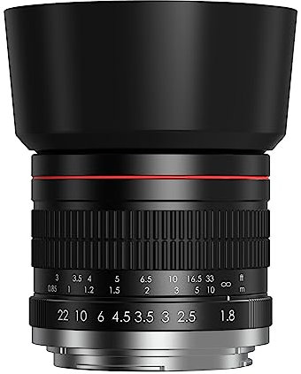 Lightdow Z 85mm F1.8 Lente Manual para Nikon Z Mount, Cámara sin Espejo, Cuerpo de Aluminio,Objetivo Enfoque Manual, Compatible con Nikon Montura Z, Z9, Z8, Z7, Z7II, Z6, Z6II, Z5, Zf, Z50, Z30, Zfc