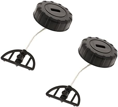 2 Pieces Chainsaw Oil Cap, Chainsaw Tank Cap, Chainsaw Fuel Cap, 018 Oil Tank Cap for MS180, Robust and Durable, Easy Installation, Ideal for Daily Maintenance