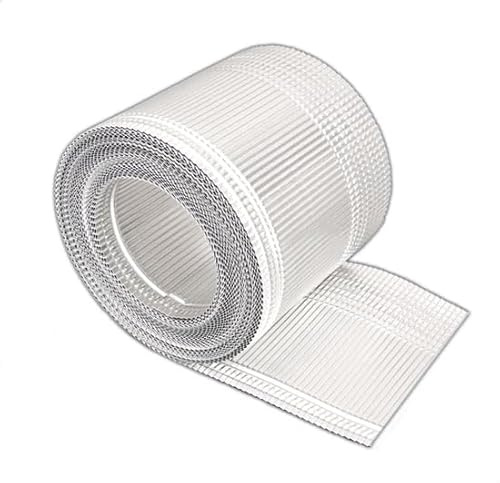 BTS Aluminium Rolltraufe für Dachrinnen, 30-Meter-Rolle, UV-stabil, plissiert, Aluminium, witterungsbeständig (silberblank)