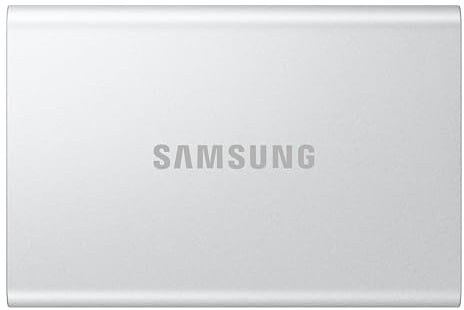 Samsung T7 Resurrected MU-PD2T0G/WW, SSD Esterno Portatile da 2 TB, Memoria USB 3.2 Gen.2, Compatibile con Android, iPhone15, Mac, PC, e Console di Gioco, Colore: Argento