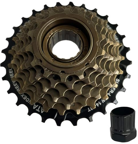 GUOFANG Roue libre 6/7/8 vitesses pour VTT et vélo pliant, aluminium, positionnement rotatif universel
