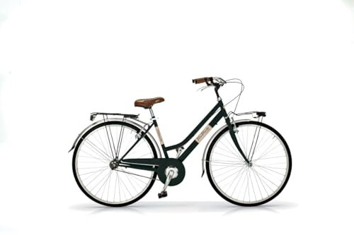 Via Veneto – Damenfahrrad, hergestellt in Italien, Modell 603, damen, nero polvere di caffe'